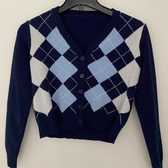 🦋checkers sweater - Picture 1 of 4